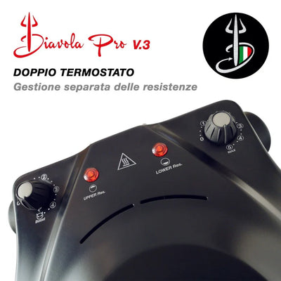 Forno elétrico para pizza Diavola Pro V 3.0 - Design e patente 100% fabricados em Itália 