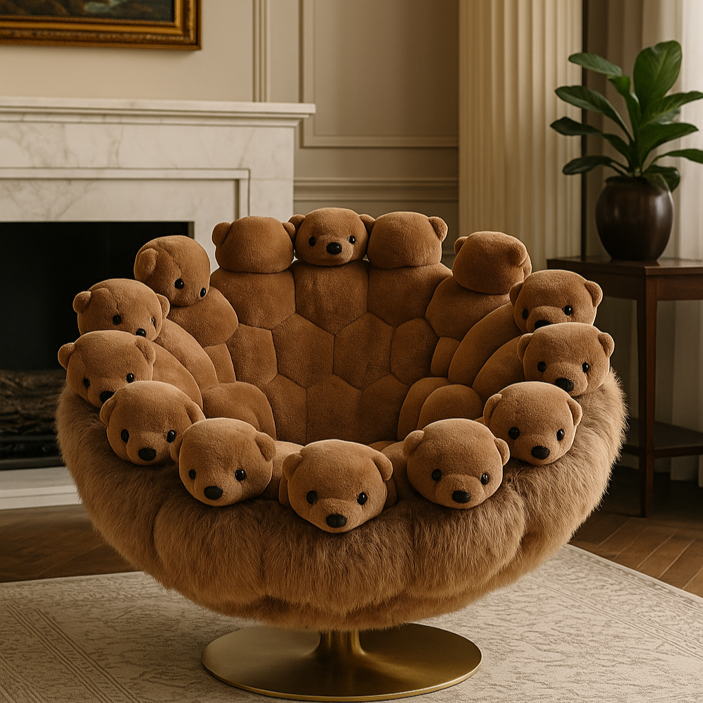 Móveis de sala chaise de créateur personnalité créative Art poupée